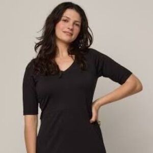 Wool& London fitted midi dress